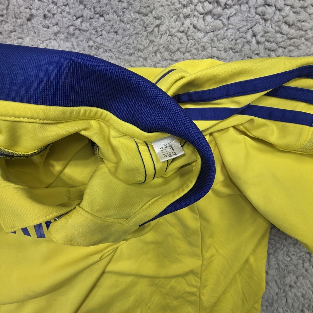 2014 Adidas Chelsea Football Club FC Yellow Jersey Size Large Samsung - Picture 9 of 9